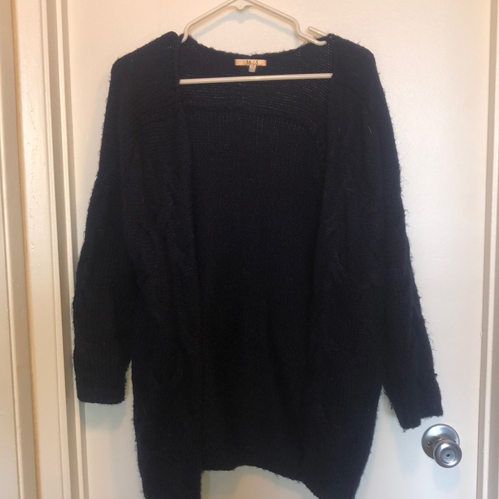 Navy blue cardigan